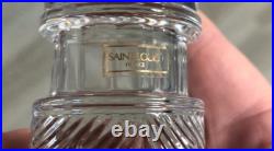 Collection Totem'la torchère' cristal signé SAINT LOUIS Porte Perruque