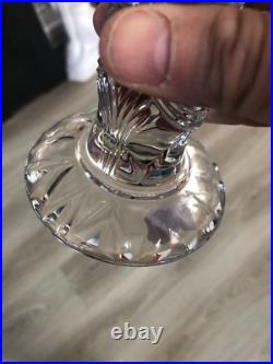 Collection Totem'la torchère' cristal signé SAINT LOUIS Porte Perruque