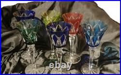 Collection de 6 verres cristal st louis Collection de 6 verres cristal st louis