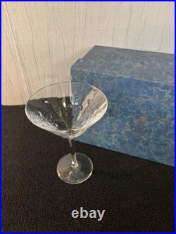 Coupe à martini modèle Bubble en cristal de Saint Louis Coupe à martini modèle Bubble en cristal de Saint Louis