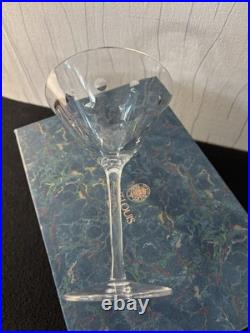 Coupe à martini modèle Bubble en cristal de Saint Louis Coupe à martini modèle Bubble en cristal de Saint Louis