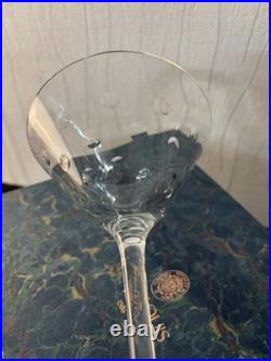 Coupe à martini modèle Bubble en cristal de Saint Louis Coupe à martini modèle Bubble en cristal de Saint Louis