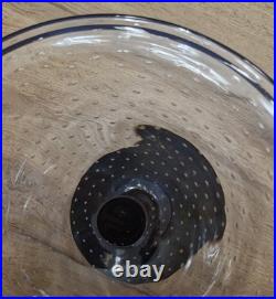 Coupe cristal bullé Saint Louis Art Verrier Paul Nicolas 1922/1925 Art Déco