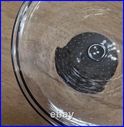 Coupe cristal bullé Saint Louis Art Verrier Paul Nicolas 1922/1925 Art Déco