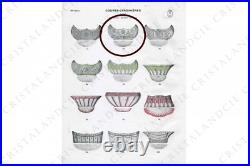 Coupe ovale verte par Saint-Louis. Green oval bowl by Saint-Louis