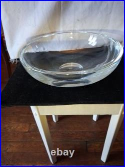 Coupe saladier centre de table en CRISTAL DE SAINT LOUIS diamètre 29.5 cm signé