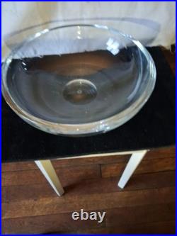 Coupe saladier centre de table en CRISTAL DE SAINT LOUIS diamètre 29.5 cm signé