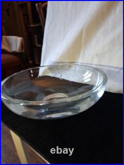 Coupe saladier centre de table en CRISTAL DE SAINT LOUIS diamètre 29.5 cm signé
