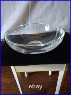 Coupe saladier centre de table en CRISTAL DE SAINT LOUIS diamètre 29.5 cm signé