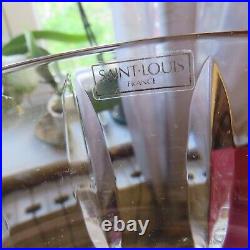 Coupe saladier centre de table en cristal de saint louis modèle jersey Ø 24,2 cm