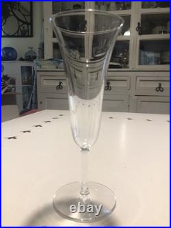 Cristal De St Louis 6 Flûtes À Champagne Forme Tulipe