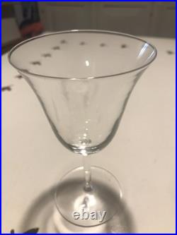 Cristal De St Louis 6 Verres À Eau Forme Tulipe