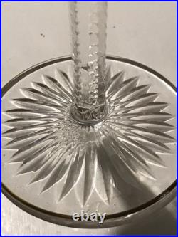 Cristal De St Louis 6 Verres À Vin Blanc Modèle Apollo Filet Or Cristal De St Louis 6 Verres À Vin Blanc Modèle Apollo Filet Or