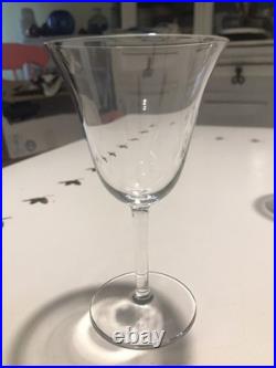 Cristal De St Louis 8 Verres À Vin Rouge Forme Tulipe