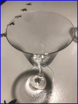Cristal De St Louis 8 Verres À Vin Rouge Forme Tulipe