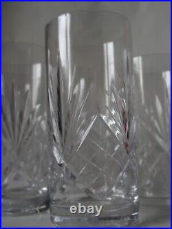 Cristal De St Louis Lot De 5 Grand Verre Ancien