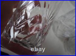 Cristal De St Louis Lot De 5 Grand Verre Ancien