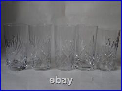 Cristal De St Louis Lot De 5 Grand Verre Ancien