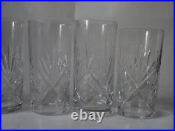 Cristal De St Louis Lot De 5 Grand Verre Ancien