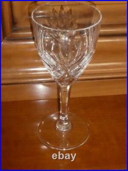 Cristal Saint Louis 6 verres a eau modèle chantilly Hauteur 17,6 cm estampillé