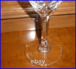 Cristal Saint Louis 6 verres a eau modèle chantilly Hauteur 17,6 cm estampillé