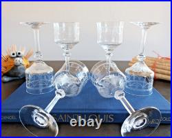 Cristal Saint Louis, Anvers. 8 verres à vin rouge/blanc N°4. H14,6cm