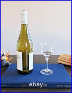 Cristal Saint Louis, Anvers. 8 verres à vin rouge/blanc N°4. H14,6cm