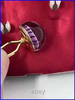 Cristal Saint Louis Bouton De Manchettes Presse Papier Sulfure