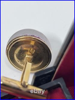 Cristal Saint Louis Bouton De Manchettes Presse Papier Sulfure