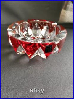Cristal Saint-Louis France modèle Blois cendrier vide-poche en parfait état