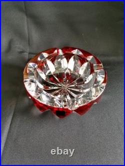 Cristal Saint-Louis France modèle Blois cendrier vide-poche en parfait état