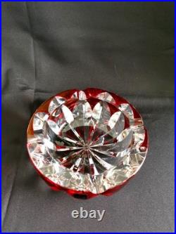 Cristal Saint-Louis France modèle Blois cendrier vide-poche en parfait état