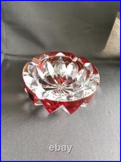 Cristal Saint-Louis France modèle Blois cendrier vide-poche en parfait état