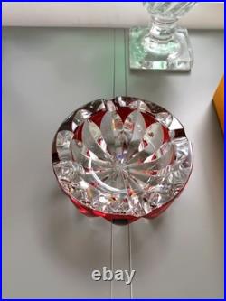 Cristal Saint-Louis France modèle Blois cendrier vide-poche en parfait état