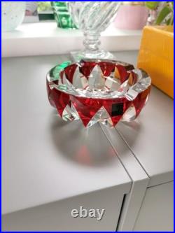 Cristal Saint-Louis France modèle Blois cendrier vide-poche en parfait état