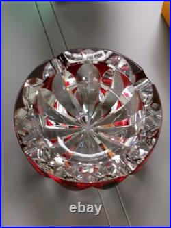 Cristal Saint-Louis France modèle Blois cendrier vide-poche en parfait état