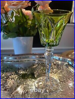 Cristal Saint Louis Roemer Camargue chartreuse/vert très bon état