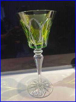 Cristal Saint Louis Roemer Camargue chartreuse/vert très bon état
