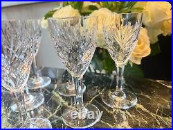 Cristal Saint Louis lot de 6 verres à vin blanc modèle Chantilly très bon état
