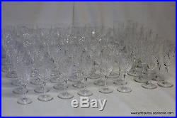 Cristal Saint Louis modèle Chantilly Service de verres Eau Vin Flûtes 48 pièces
