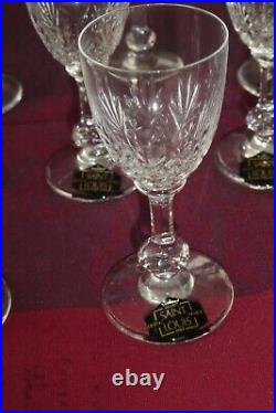 Cristal Saint Louis modèle MASSENET 12 verres en cristal signé 10 cm superbe