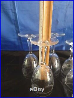 Cristal Saint-Louis modèle sapho lot de 10 verres Poids 1 kg 300