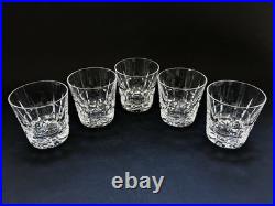 Cristal St Louis 5 Verre À Whisky Modèle Manhattan Old Fashioned Glass Crystal