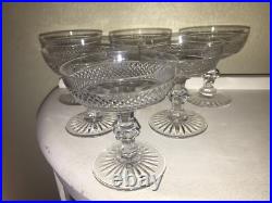 Cristal St Louis 6 Sublimes Coupes A Champagne Cristal Taillé Modèle Trianon Cristal St Louis 6 Sublimes Coupes A Champagne Cristal Taillé Modèle Trianon