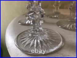 Cristal St Louis 6 Sublimes Coupes A Champagne Cristal Taillé Modèle Trianon