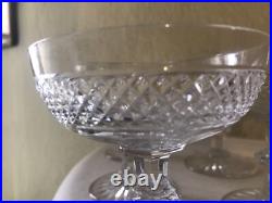 Cristal St Louis 6 Sublimes Coupes A Champagne Cristal Taillé Modèle Trianon