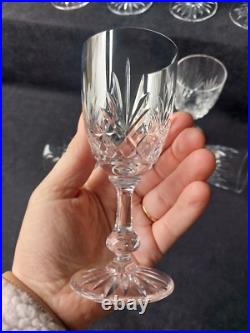 Cristal St Louis 8 Verres A Vin Rouge Massenet Pied Taillé Etoile (A8) Cristal St Louis 8 Verres A Vin Rouge Massenet Pied Taillé Etoile (A8)