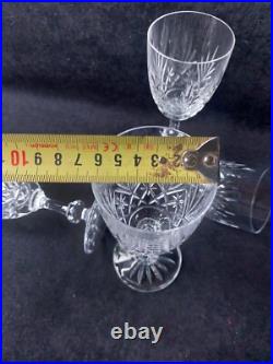 Cristal St Louis 8 Verres A Vin Rouge Massenet Pied Taillé Etoile (A8) Cristal St Louis 8 Verres A Vin Rouge Massenet Pied Taillé Etoile (A8)