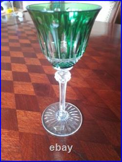 Cristal St Louis Verre TOMMY COULEUR VERT foncé