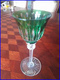 Cristal St Louis Verre TOMMY COULEUR VERT foncé